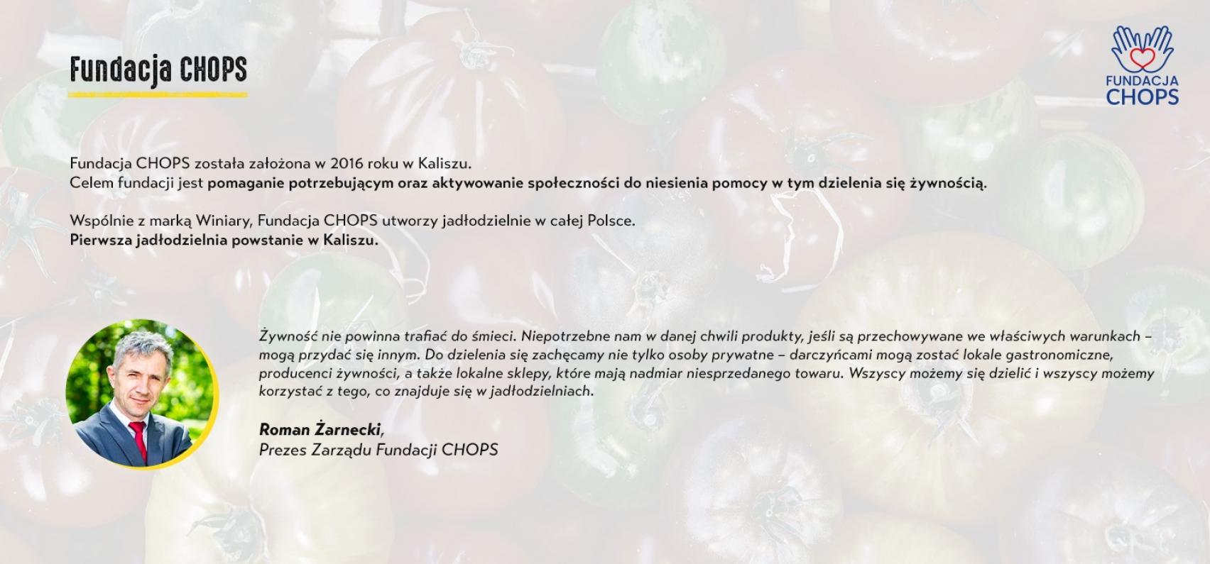 Fundacja CHOPS - Foodsharing | Winiary