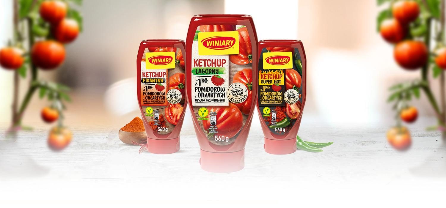 Ketchupy WINIARY – prawdziwie pomidorowe TOP