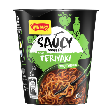 WINIARY Saucy Noodles - nudle Smak Teriyaki
