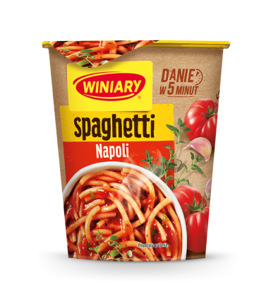 Danie w 5 minut Spaghetti po neapolitańsku WINIARY