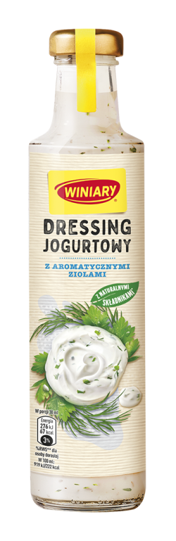 Dressing jogurtowy z aromatycznymi ziołami
