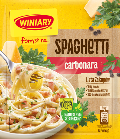 Winiary pomysł na… spaghetti carbonara