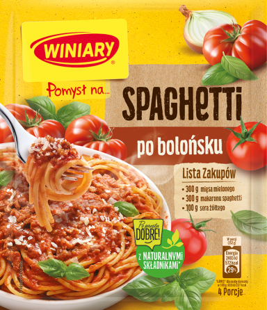 WINIARY POMYSŁ NA… spaghetti po bolońsku